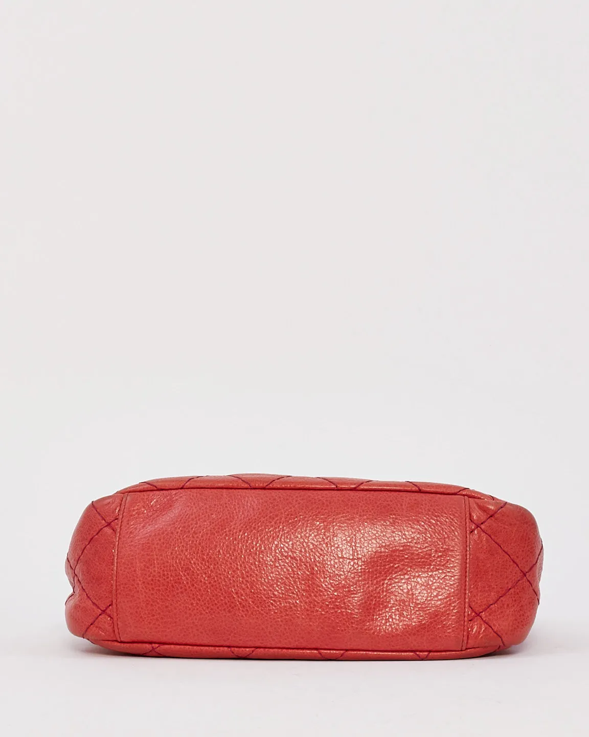Chanel Pink Glazed Calfskin Leather On The Road Flap Shoulder Bag