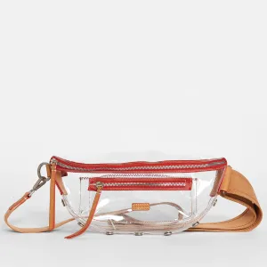 Charles Crossbody Clear (Croissant Tan)