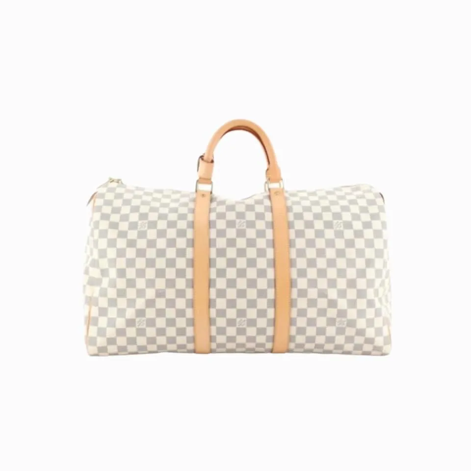 Checkered Weekender Tote