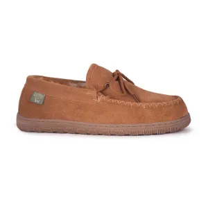 Chestnut Moccasin Sheepskin Slippers by CLOUD NINE / RJS - Shoe Size Men 7-8-9-10-11-12-13-14-15-16