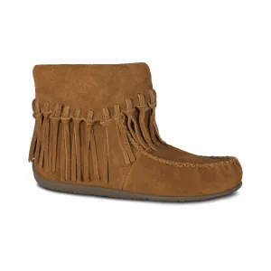 Chestnut Shayla Sheepskin Bootie by CLOUD NINE / RJS - Shoe Size Women 5-6-7-8-9-10-11