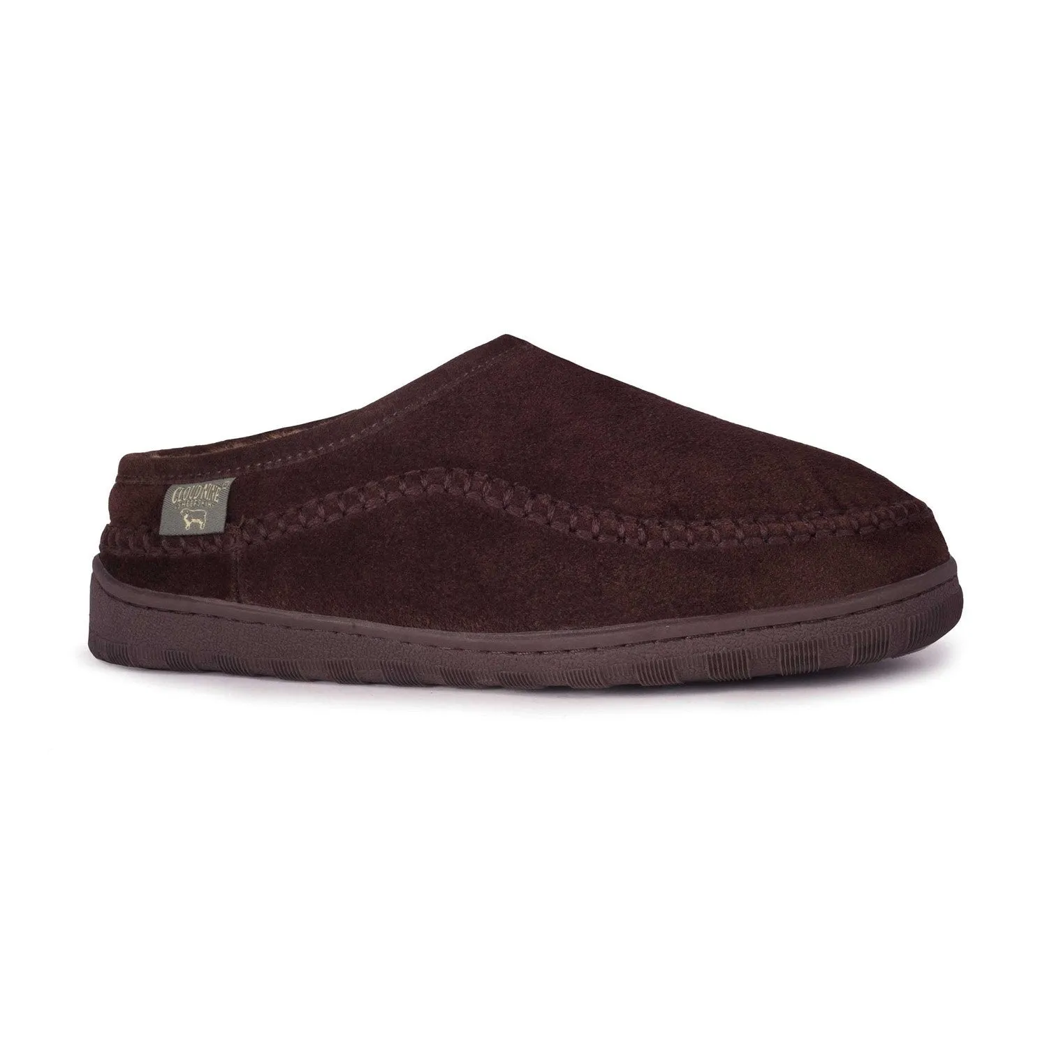 Chocolate Pacific Slider Loafer Sheepskin Slipper by CLOUD NINE - Shoe Size Men 7-8-9-10-11-12-13-14-15-16