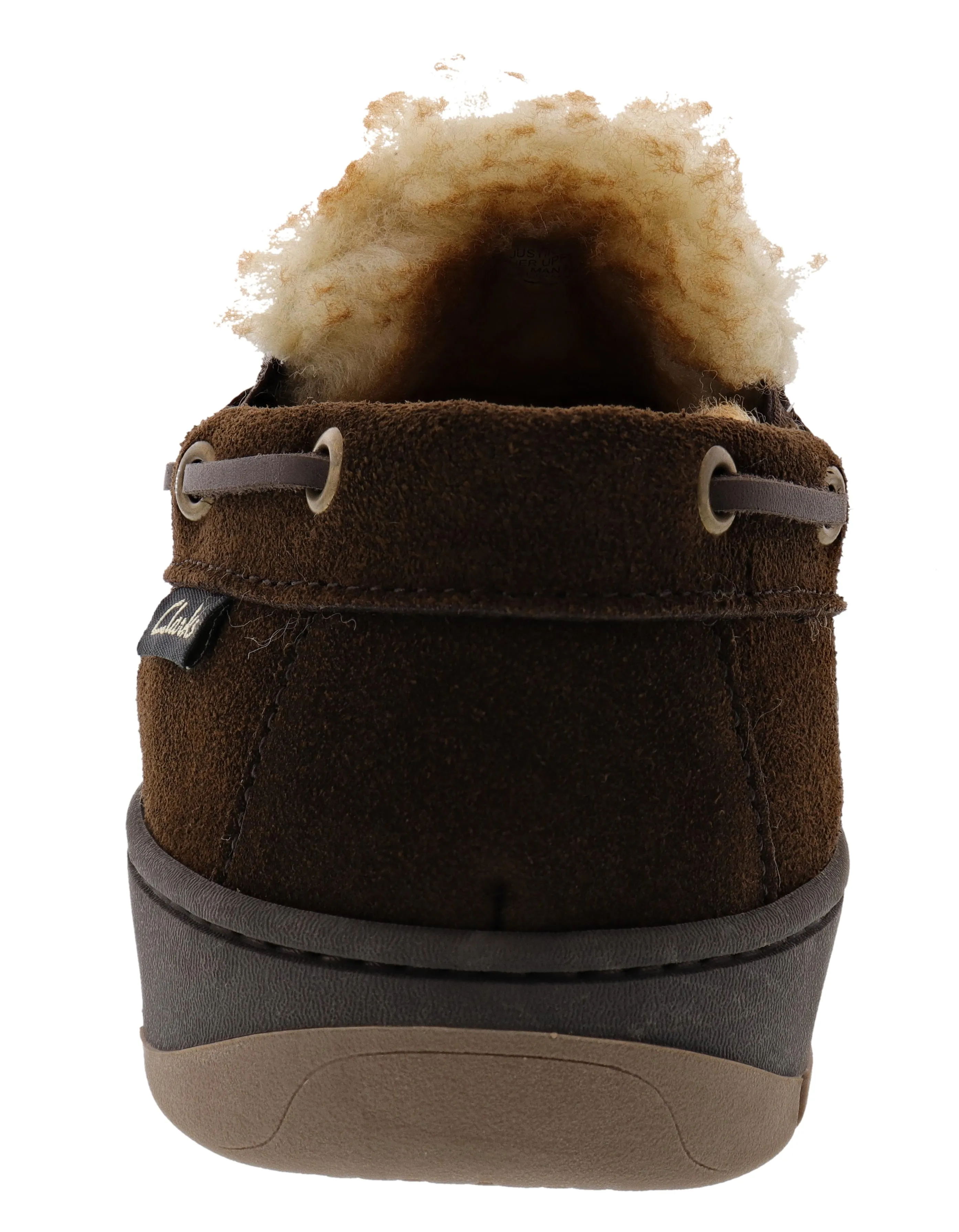 Clarks Men's Indoor Outdoor Moccasin Winter Slippers Justin