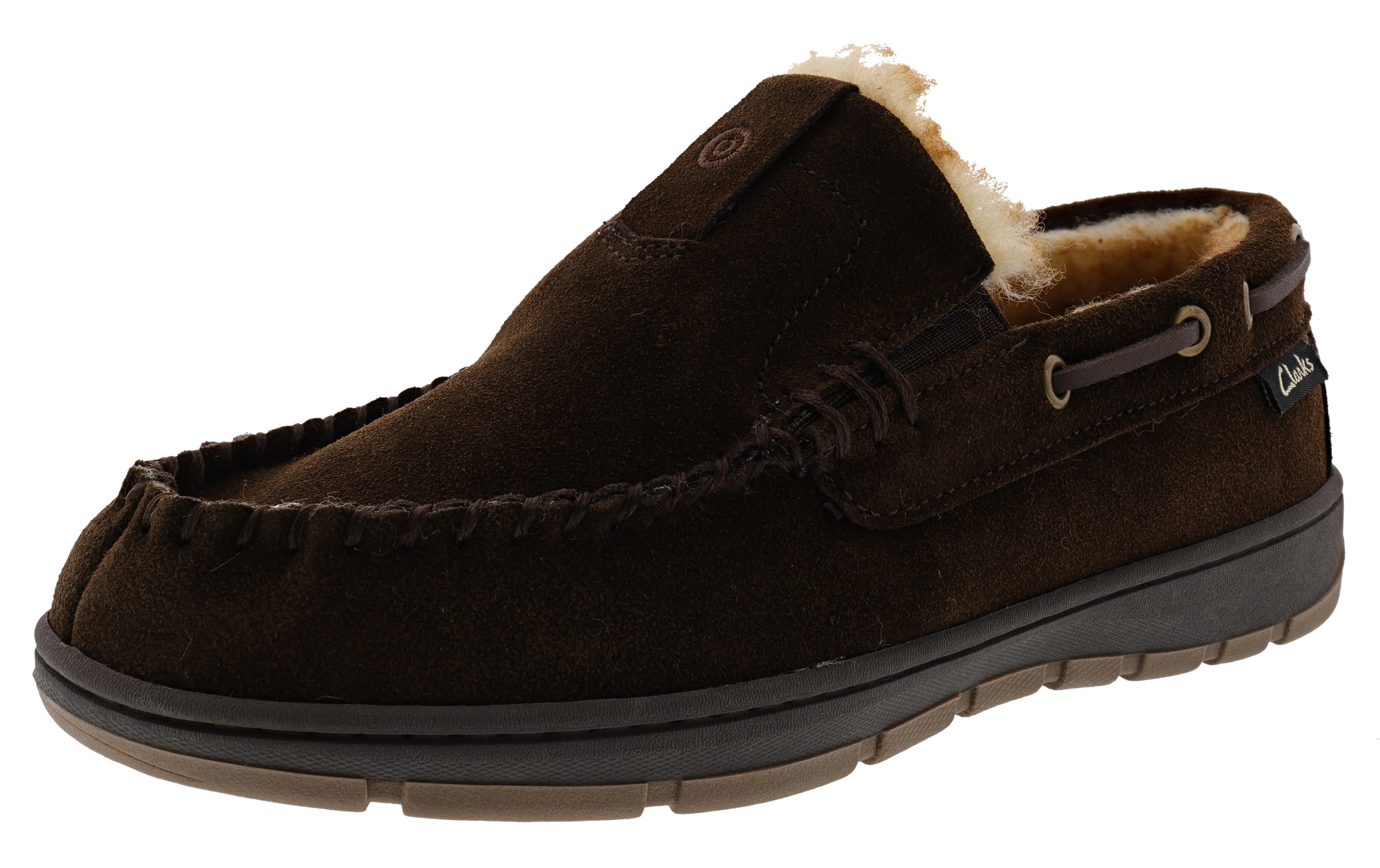 Clarks Men's Indoor Outdoor Moccasin Winter Slippers Justin