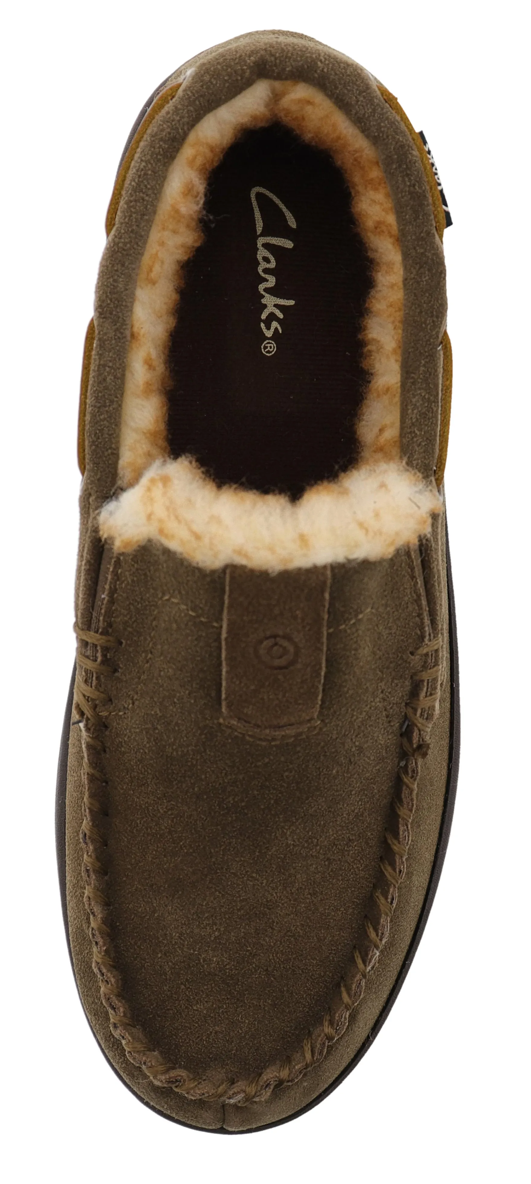 Clarks Men's Indoor Outdoor Moccasin Winter Slippers Justin