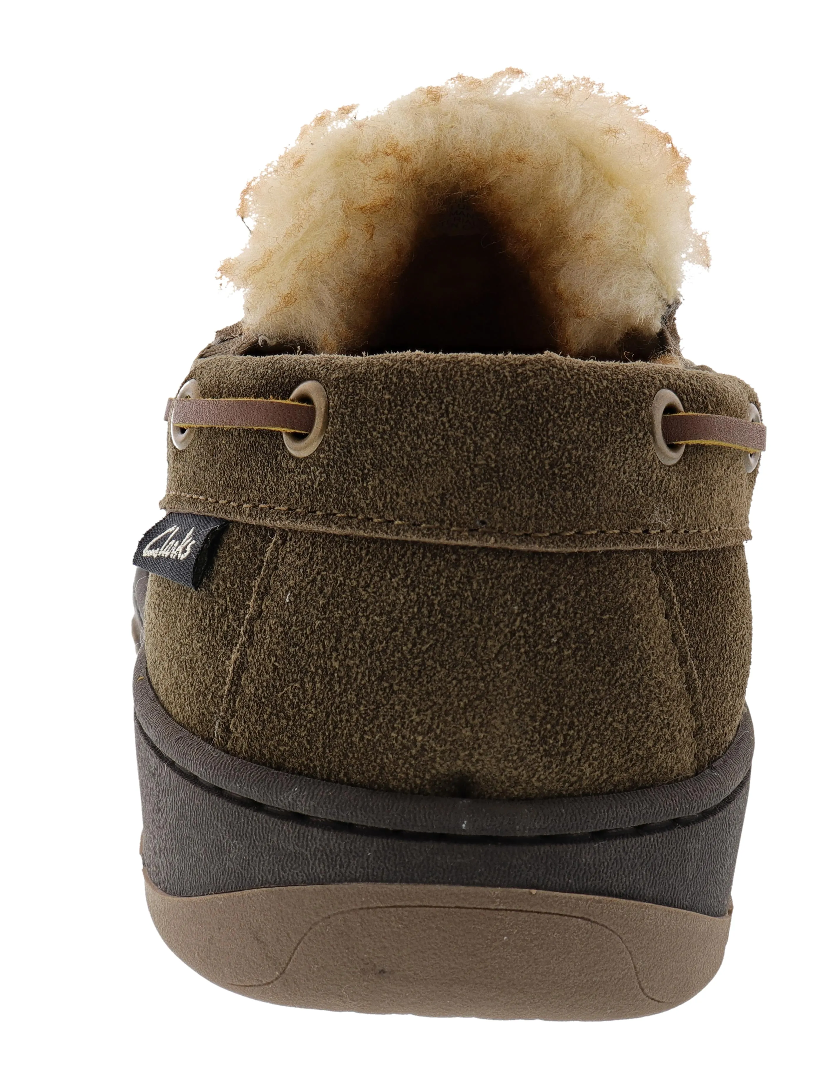 Clarks Men's Indoor Outdoor Moccasin Winter Slippers Justin