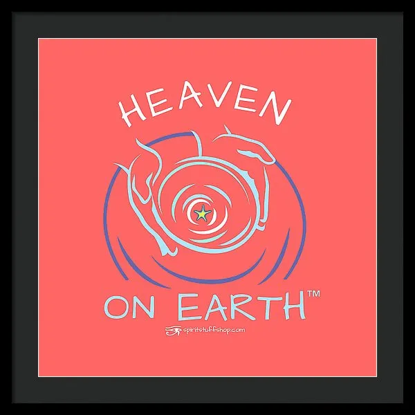 Clay/potter Heaven On Earth - Framed Print