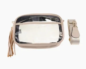 Clear Bag C.C Bag-Beige