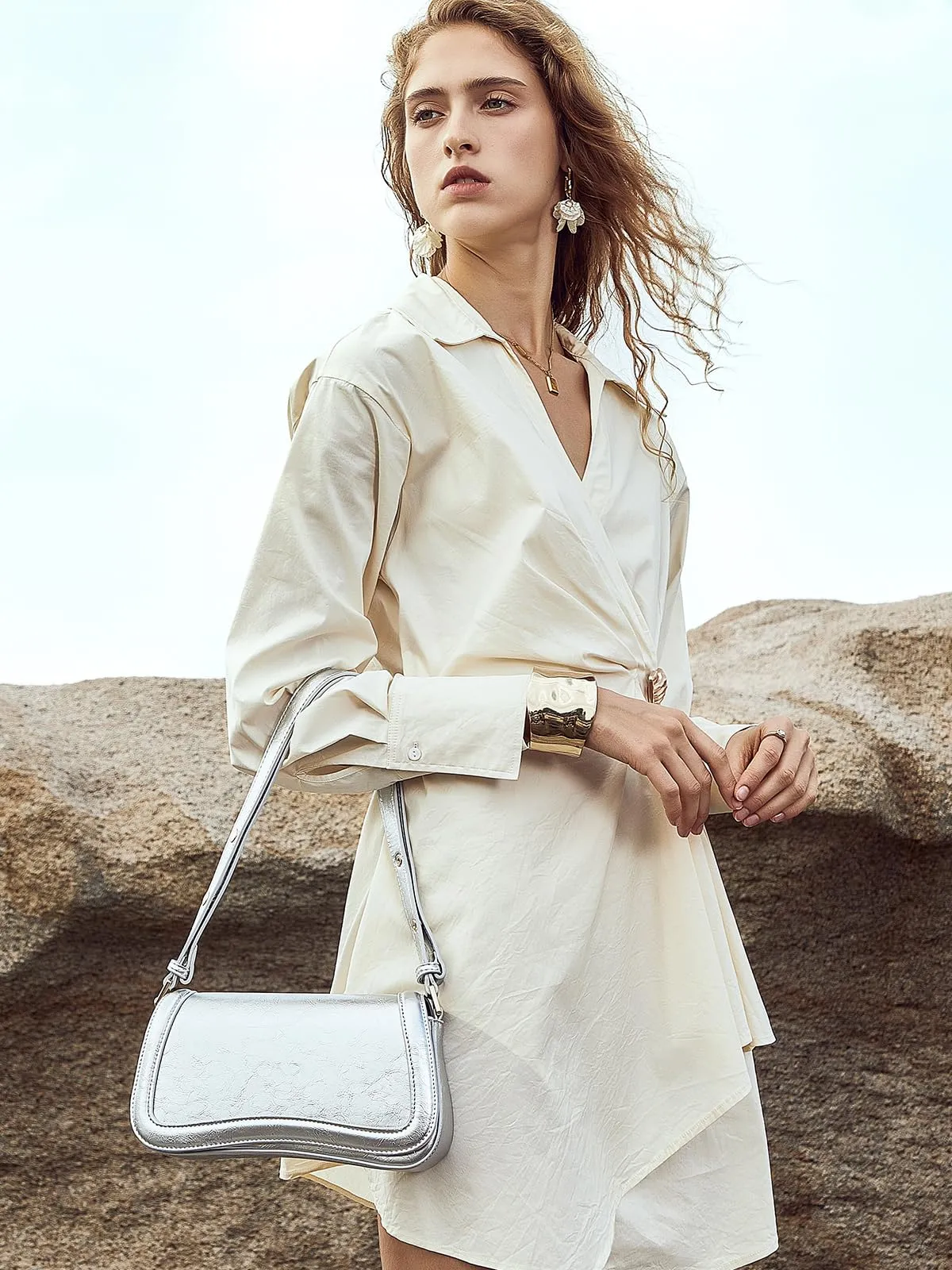 CLUCI Small Shoulder Bags, Vegan Leather Crossbody bag