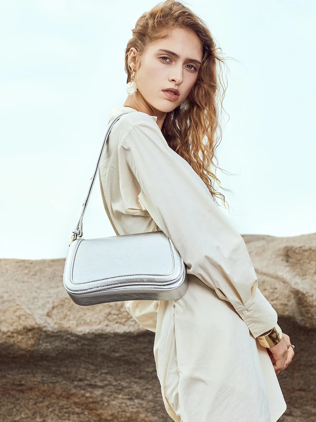 CLUCI Small Shoulder Bags, Vegan Leather Crossbody bag