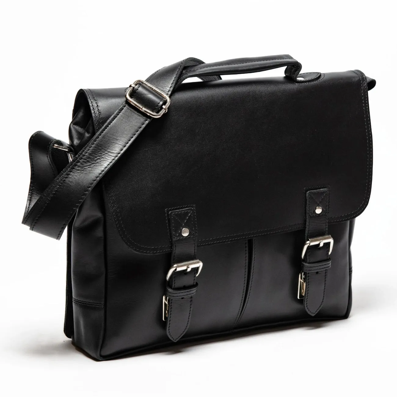 Coarse Leather Messenger Bag 2.0