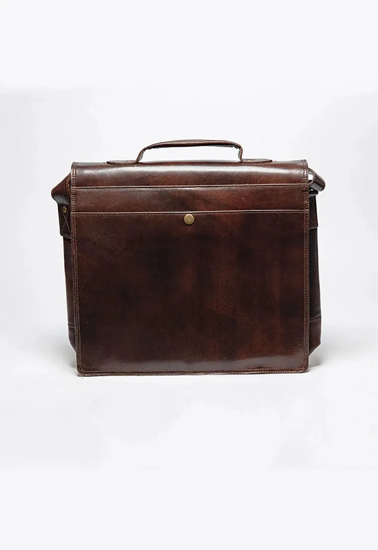 Coarse Leather Messenger Bag 2.0