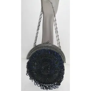 Cobweb Swag Victorian Evening Beaded Purse