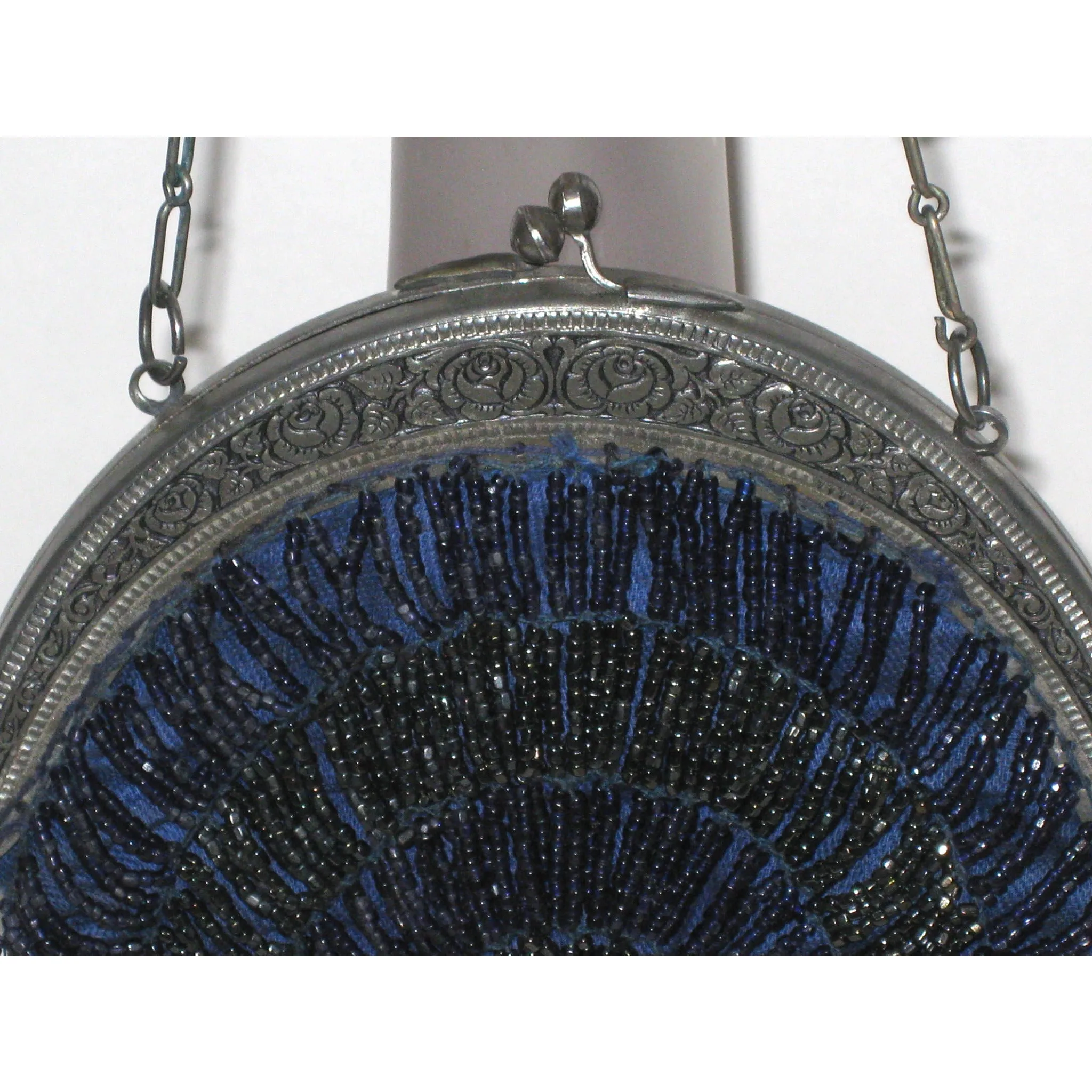 Cobweb Swag Victorian Evening Beaded Purse
