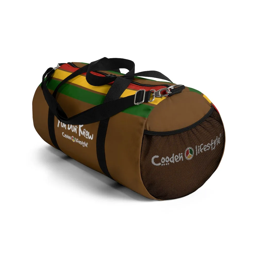 Coodeh Duffel Bag (YuhDunKnow-BRN)