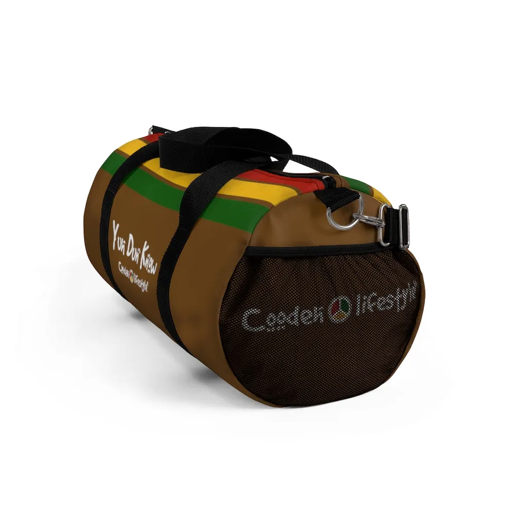 Coodeh Duffel Bag (YuhDunKnow-BRN)