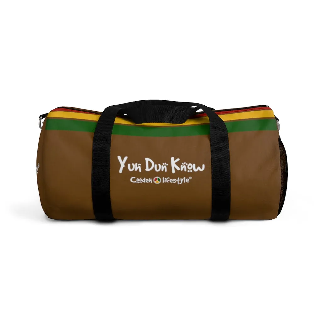 Coodeh Duffel Bag (YuhDunKnow-BRN)
