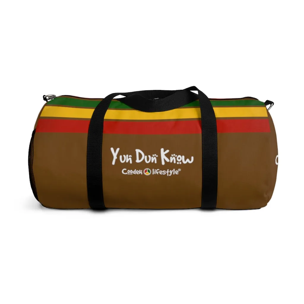 Coodeh Duffel Bag (YuhDunKnow-BRN)