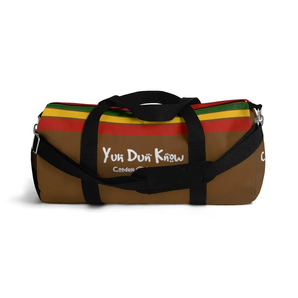 Coodeh Duffel Bag (YuhDunKnow-BRN)
