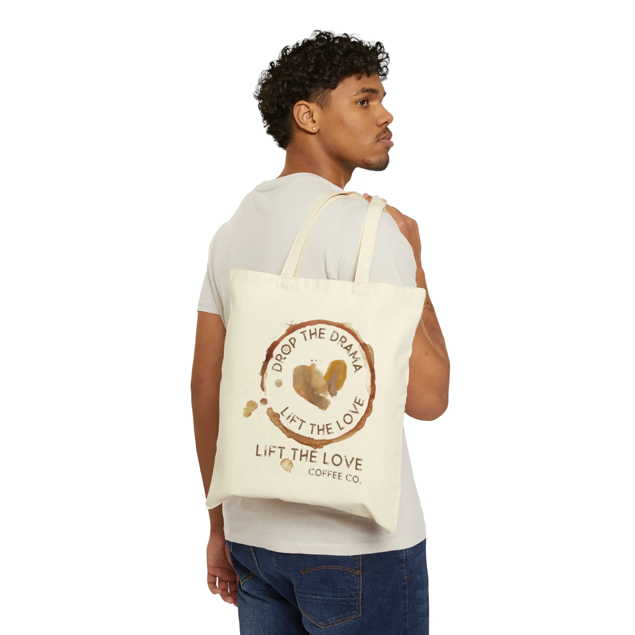 Cotton Canvas Tote Bag by Lift the Love
