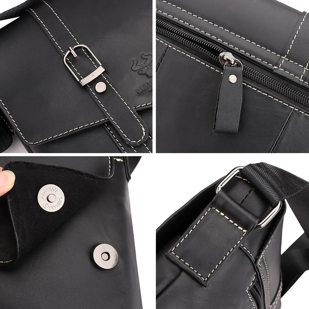Cowhide Leather Business Shoulder Bags For 7.9'' iPad