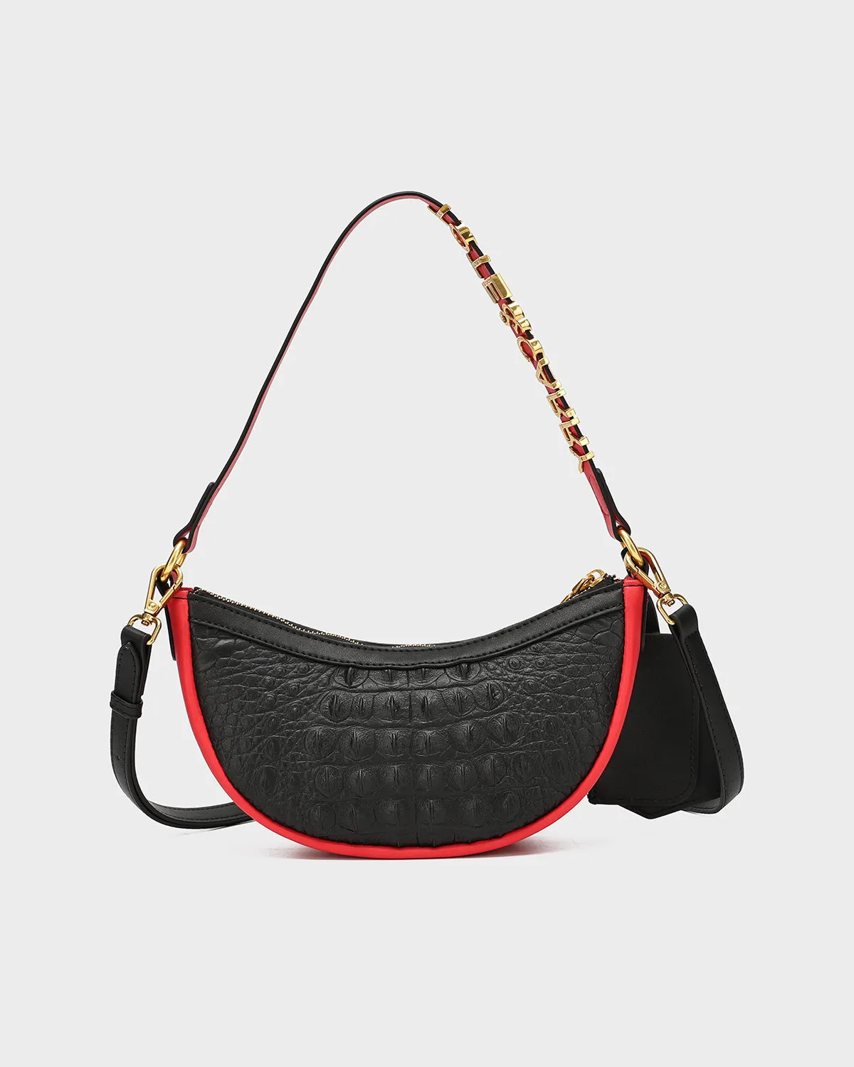 Cutie Shoulder Purse in Red Bottom