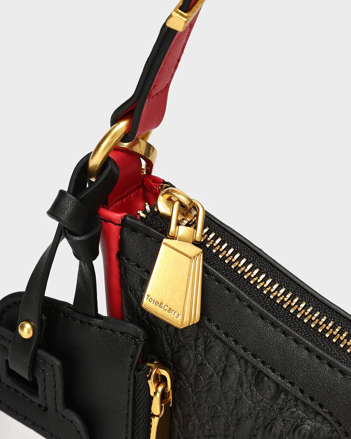 Cutie Shoulder Purse in Red Bottom