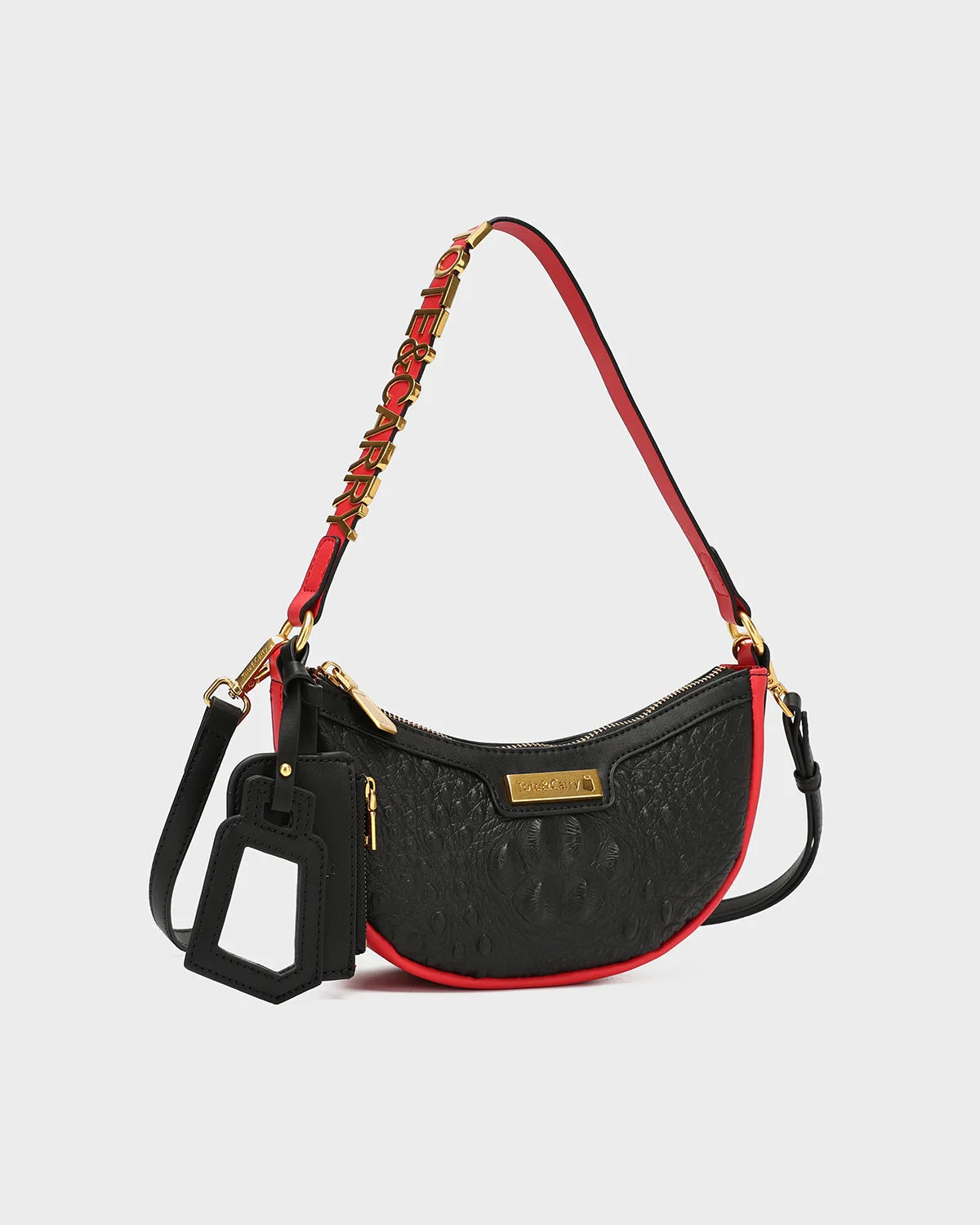 Cutie Shoulder Purse in Red Bottom