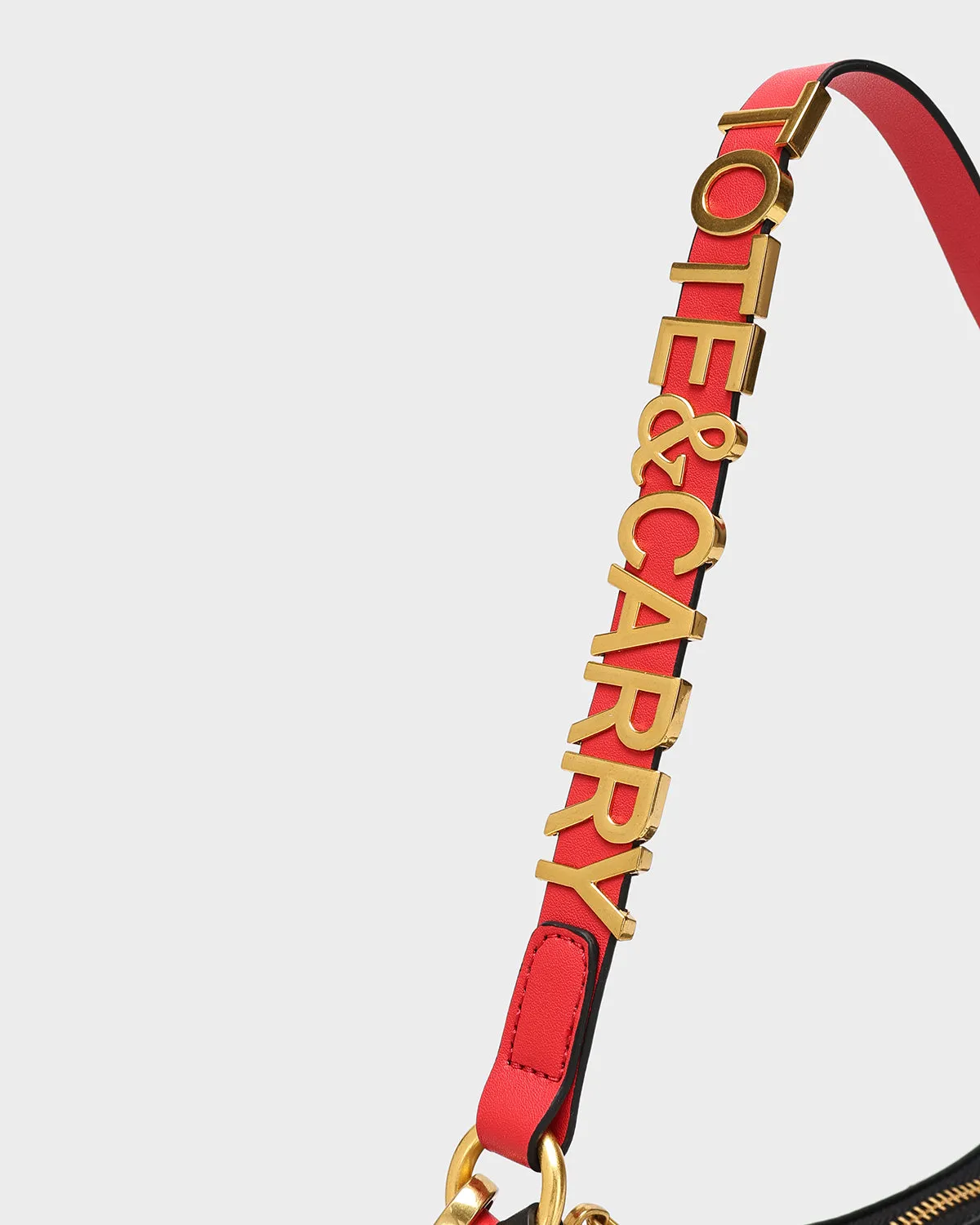 Cutie Shoulder Purse in Red Bottom