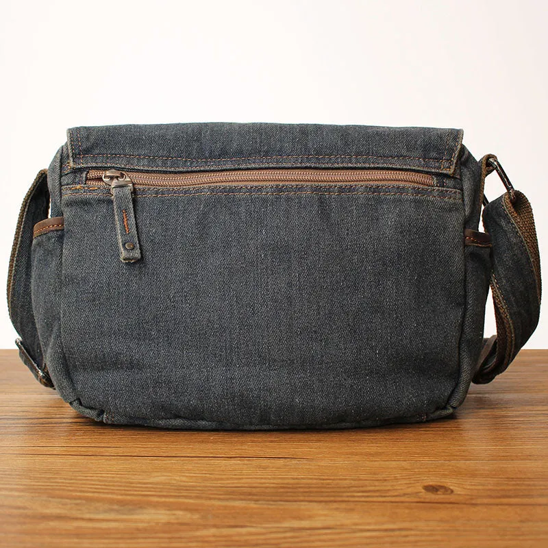 Denim Crossbody Bags Denim Messenger Bag Jean Messenger Bag Jean Crossbody Purse