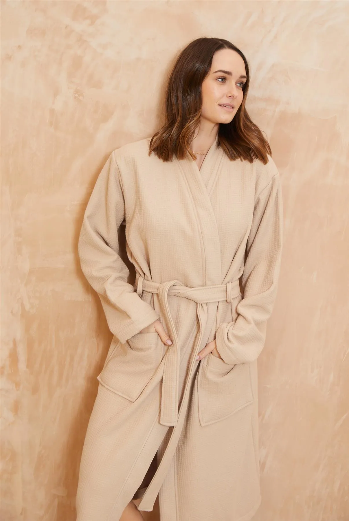 Desert Blush Waffle Robe