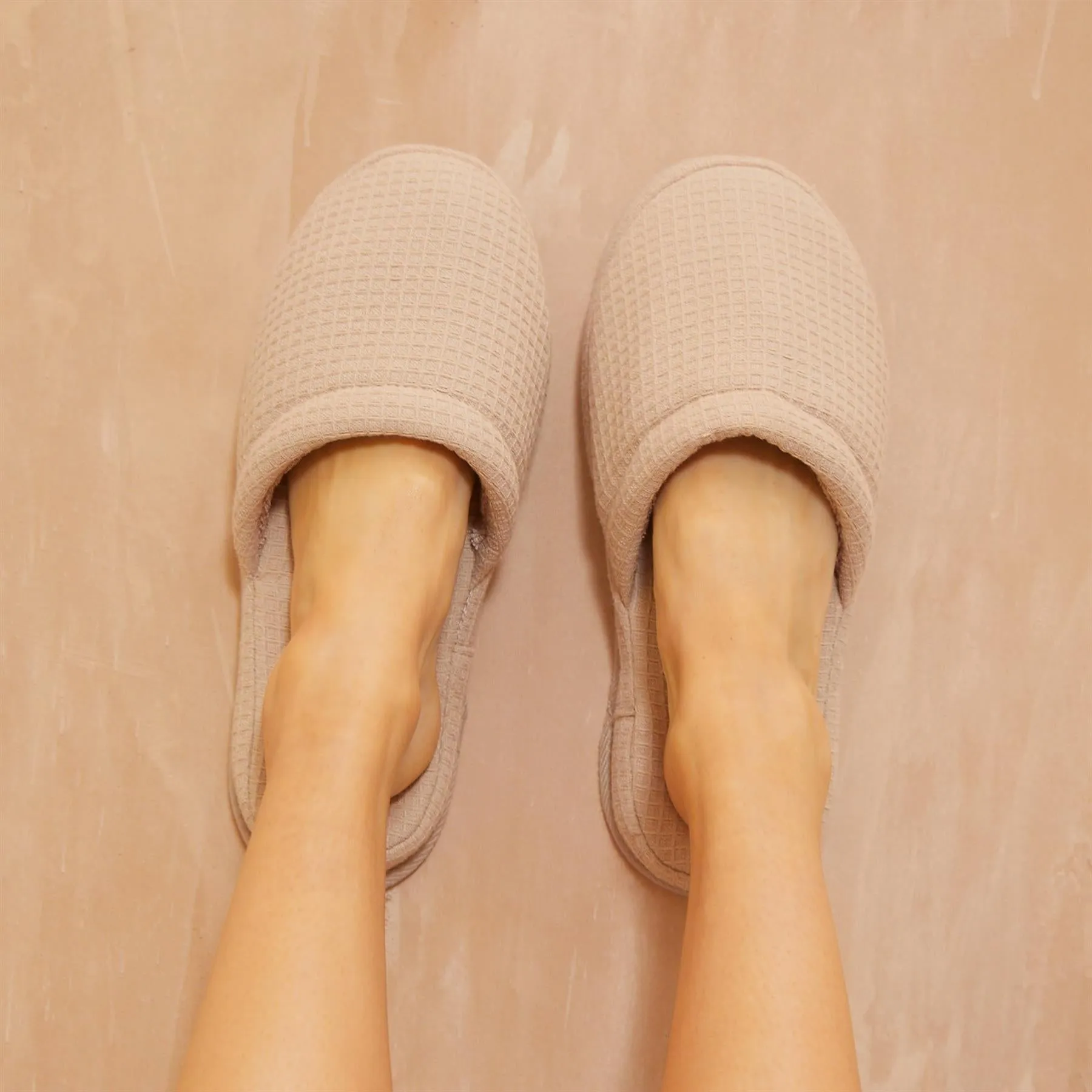Desert Blush Waffle Slippers