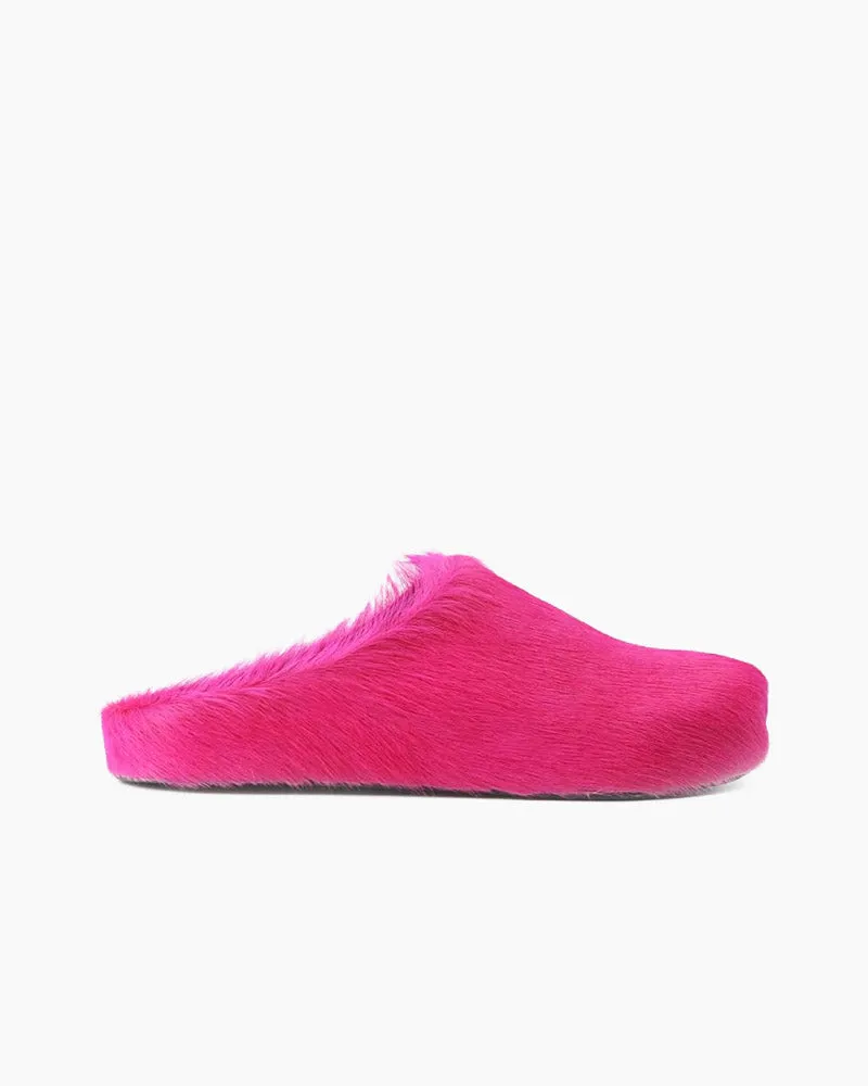 Designer Real Fur Slides Clogs Mules Flat Luxury Slippers (Women)