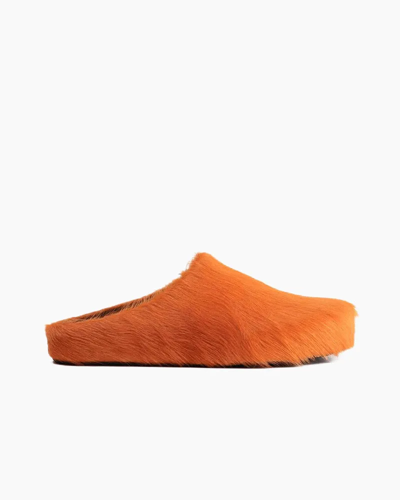 Designer Real Fur Slides Clogs Mules Flat Luxury Slippers