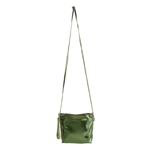 Diana Crossbody Bag in Metallic Olive
