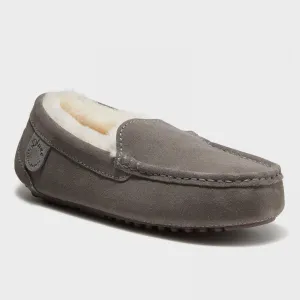 dluxe by dearfoams  Women's Fernie Genuine Shearling Moccasin Slippers