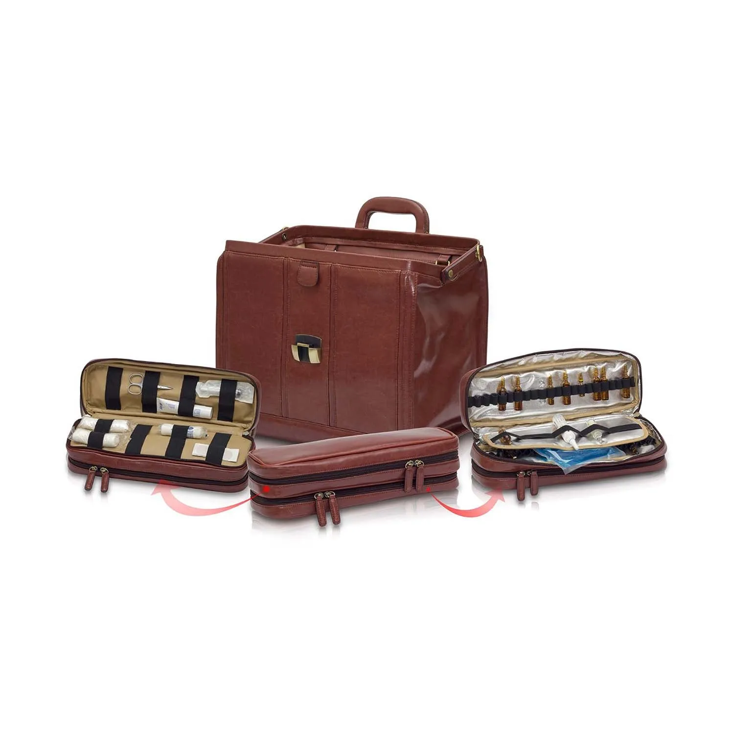 Doctor's Traditional Medical Case | Brown Leather