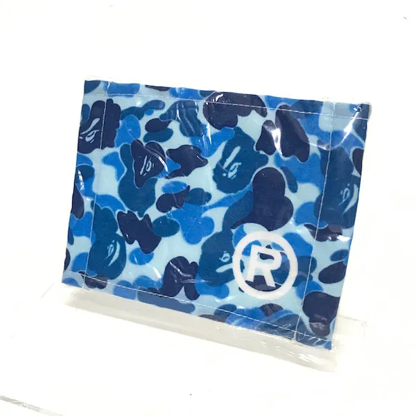 DS! A Bathing Ape Bape Vintage Face Mask ABC Camo Blue