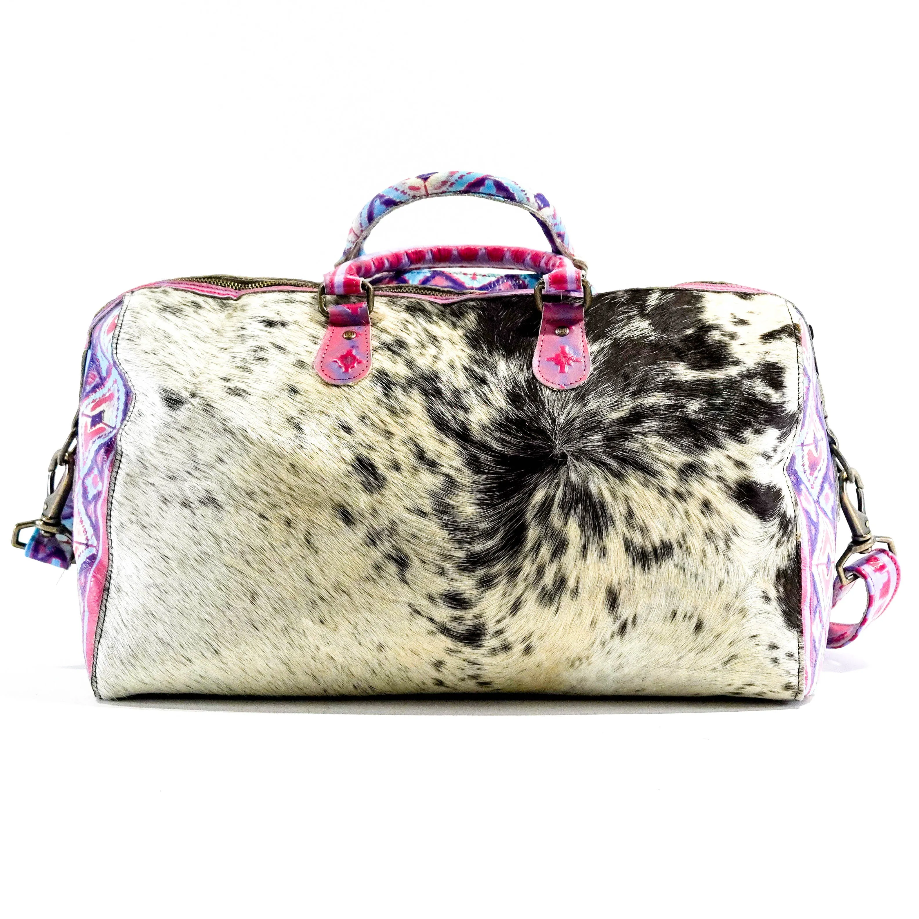 Duffel - Black & White w/ Unicorn Navajo