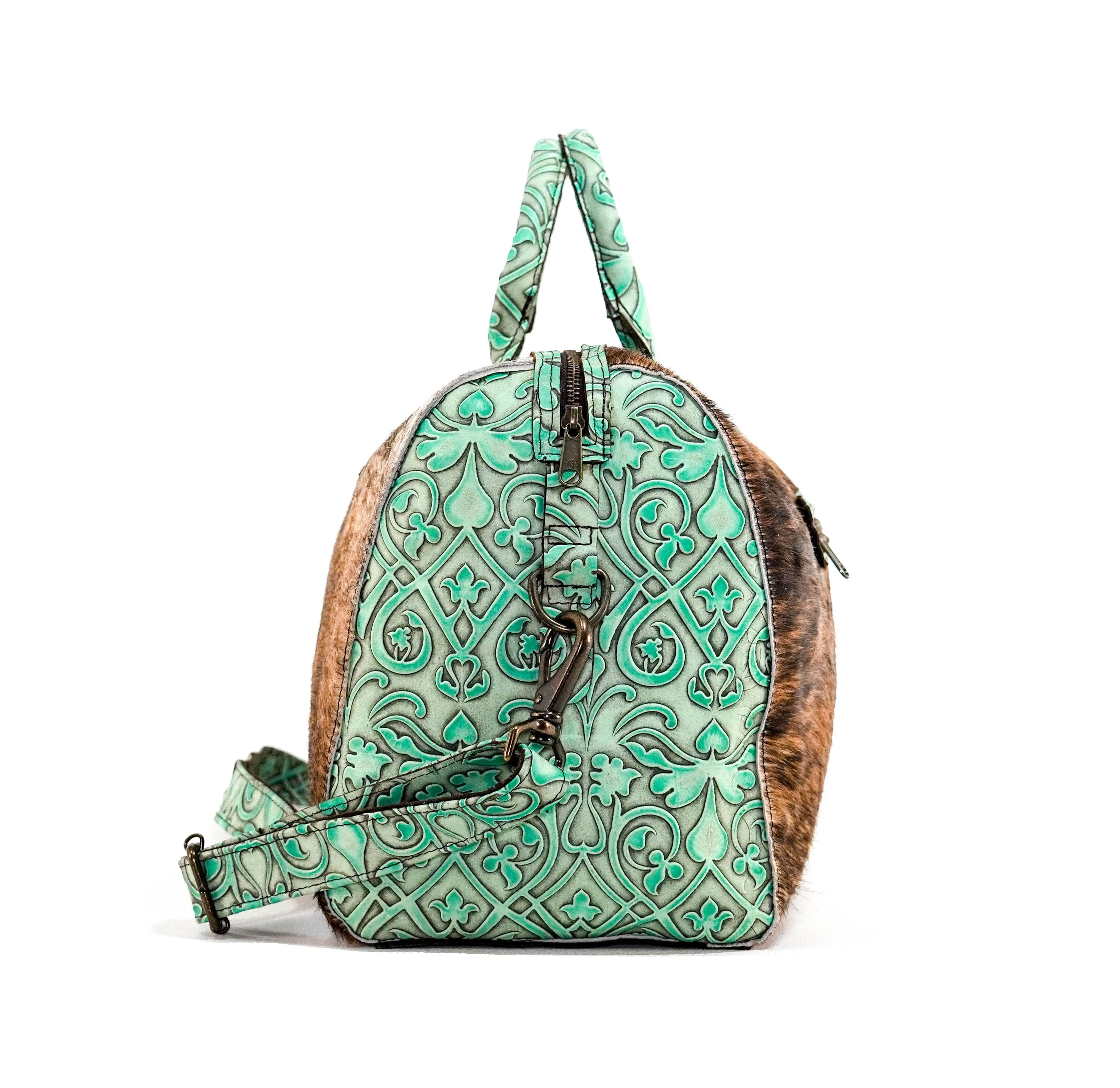 Duffel - Brindle w/ Mint Black Jack