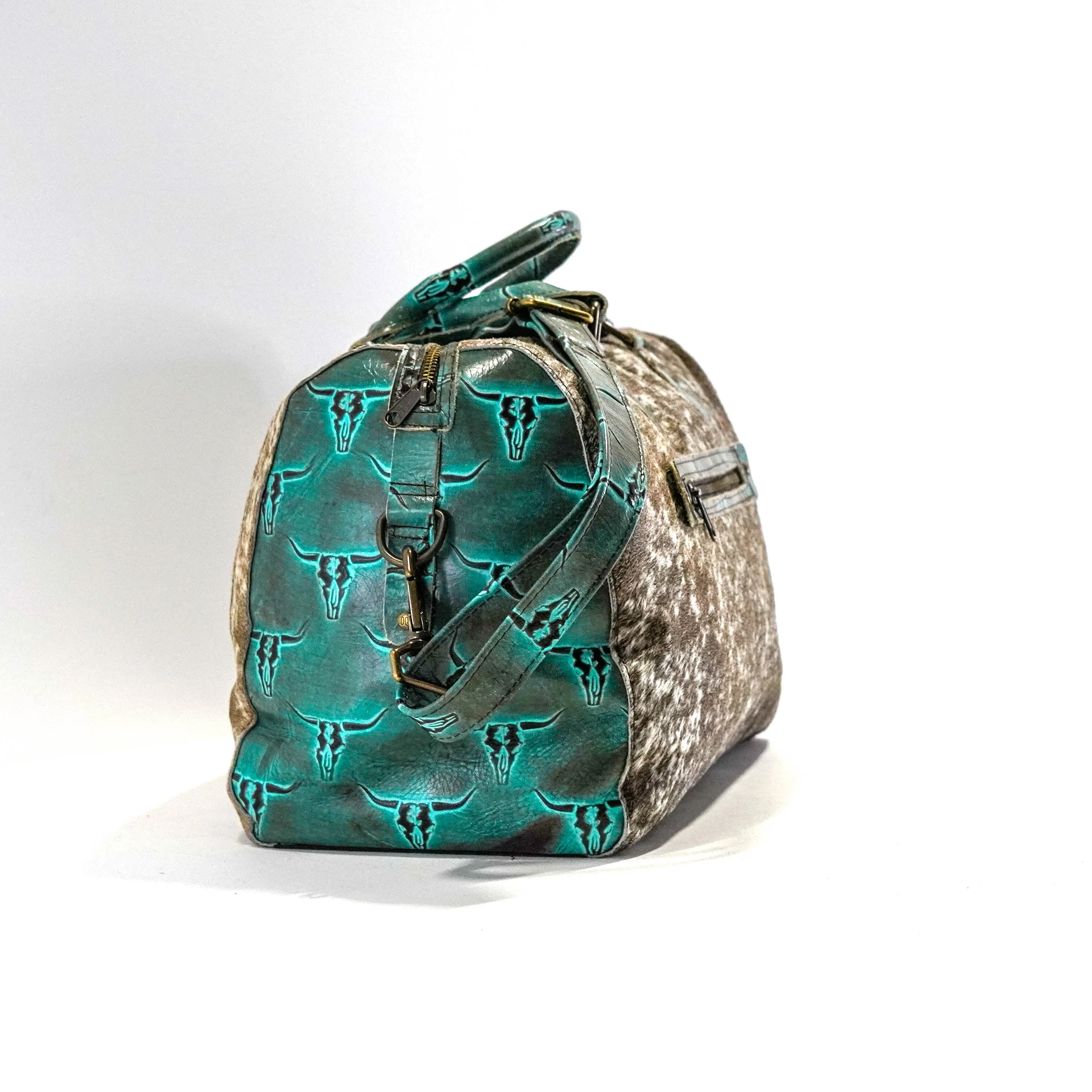 Duffel - Longhorn w/ Royston Skulls