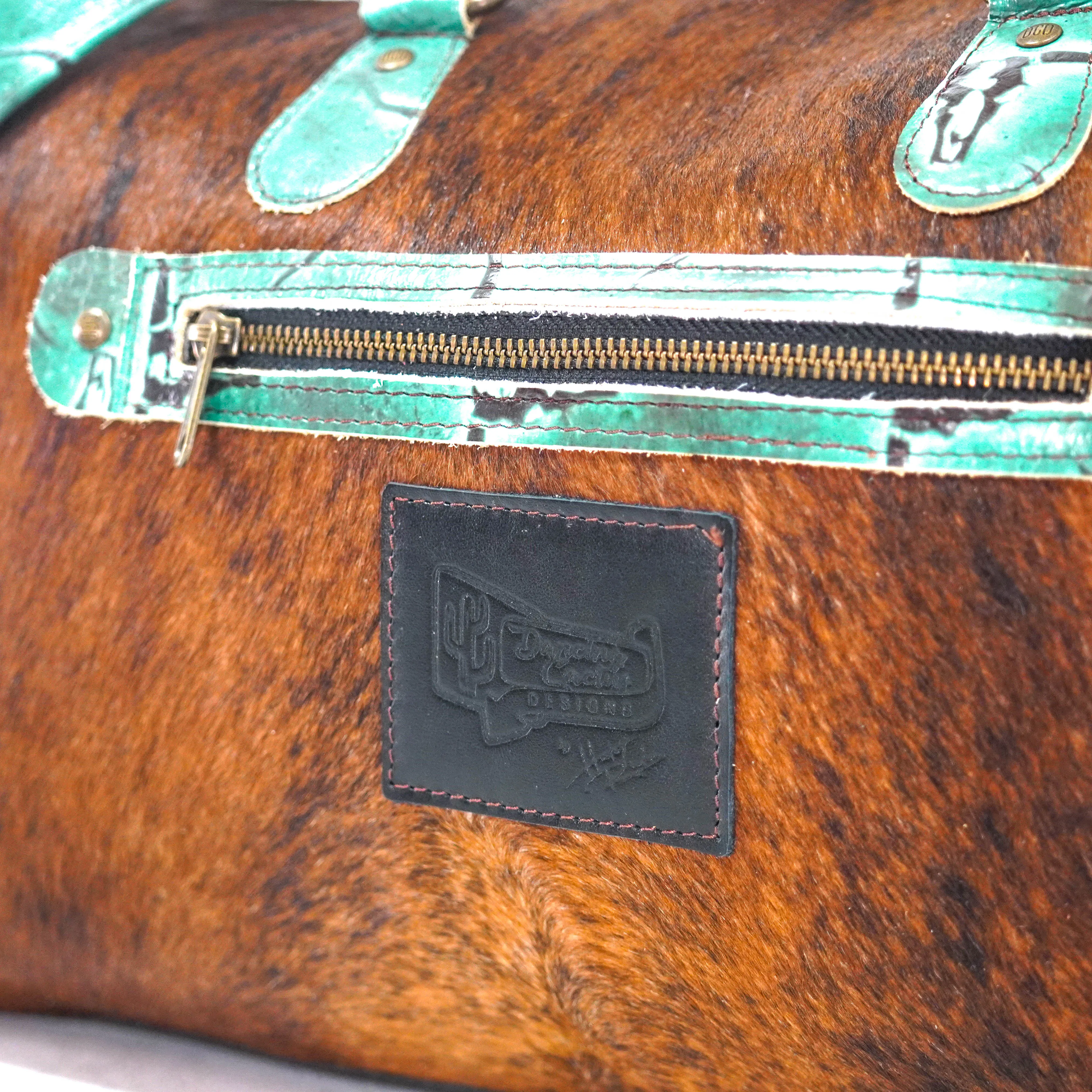 Duffel - Red Brindle w/ Royston Skulls