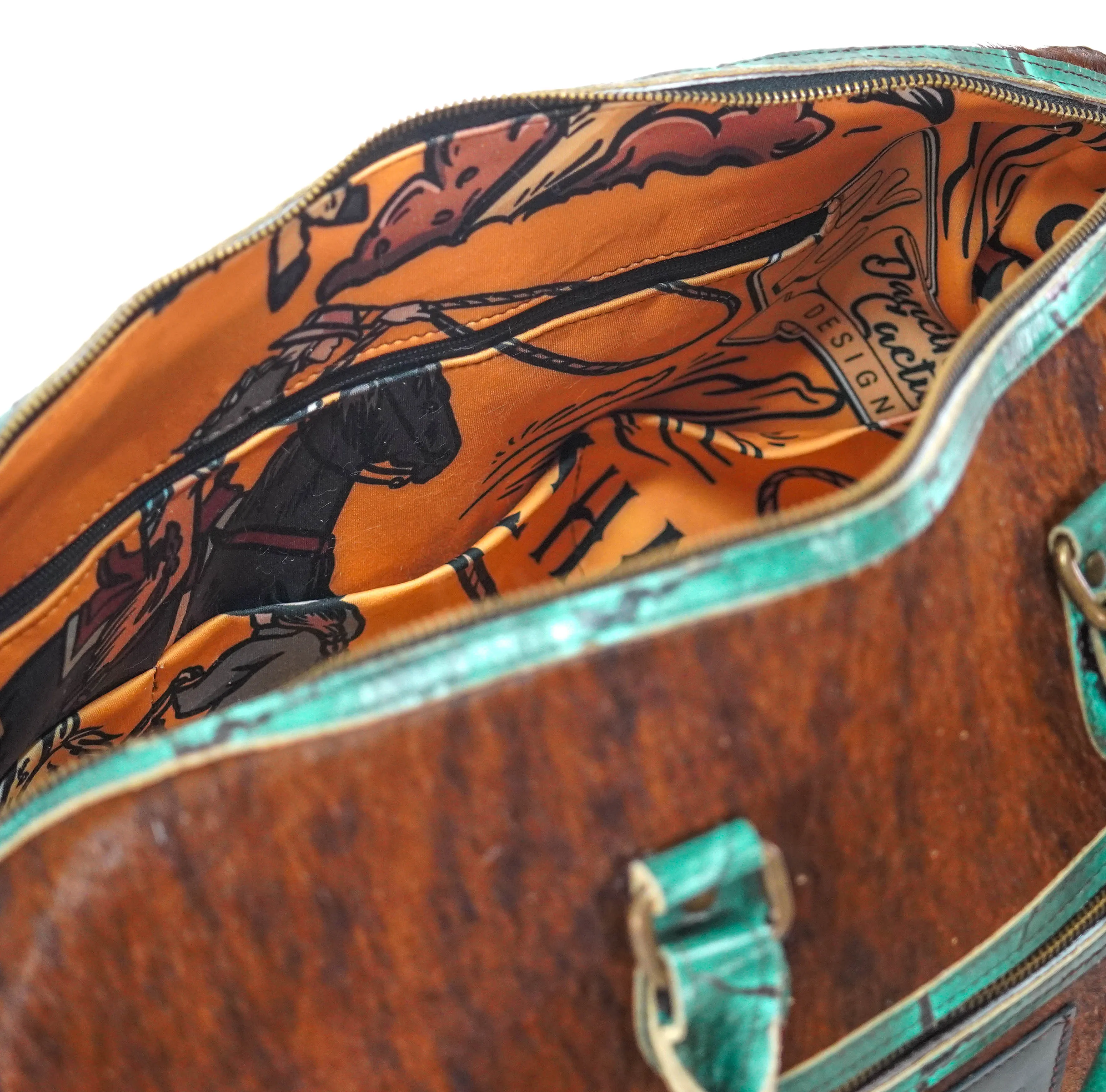Duffel - Red Brindle w/ Royston Skulls