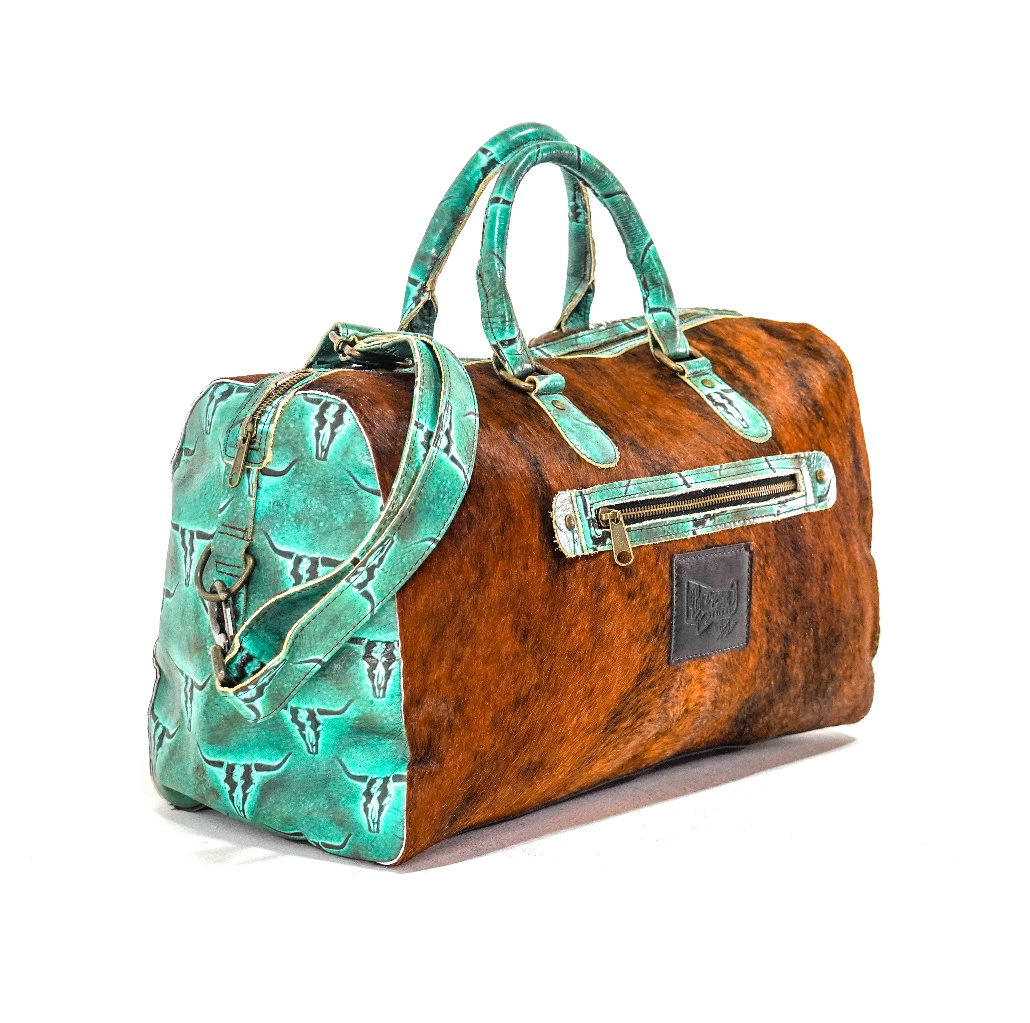 Duffel - Red Brindle w/ Royston Skulls
