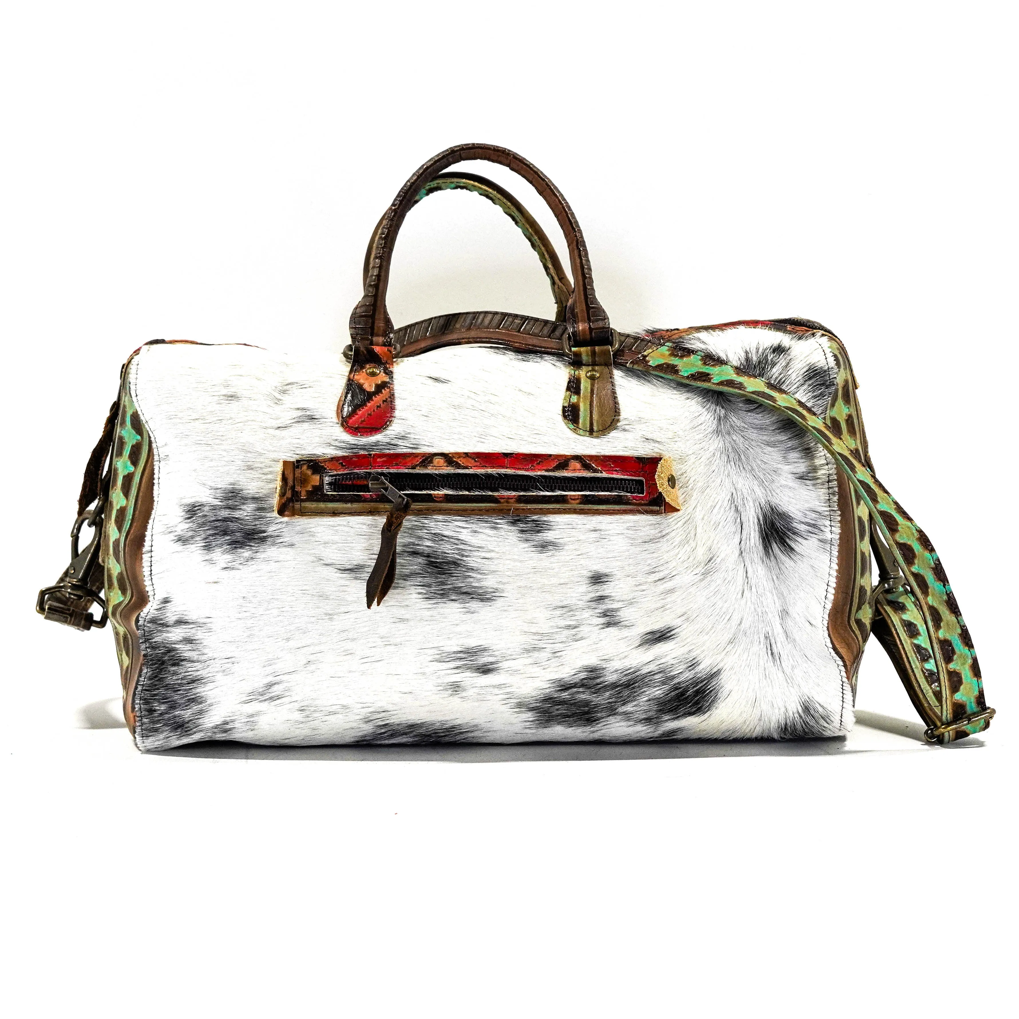Duffel - Salt/Pepper w/ Santa Fe Navajo