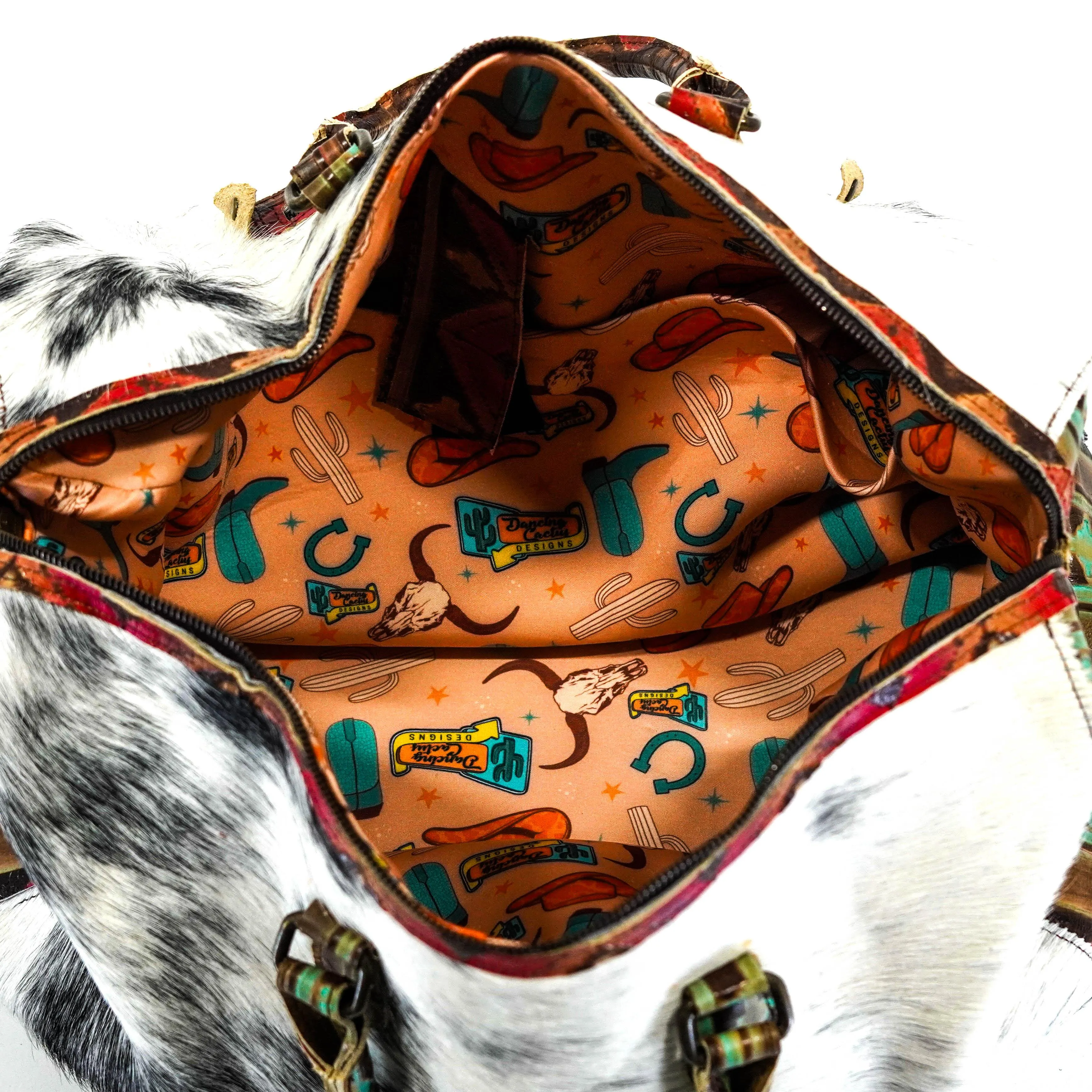 Duffel - Salt/Pepper w/ Santa Fe Navajo