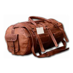 Duffel / Shoulder Bag <br> Genuine Leather