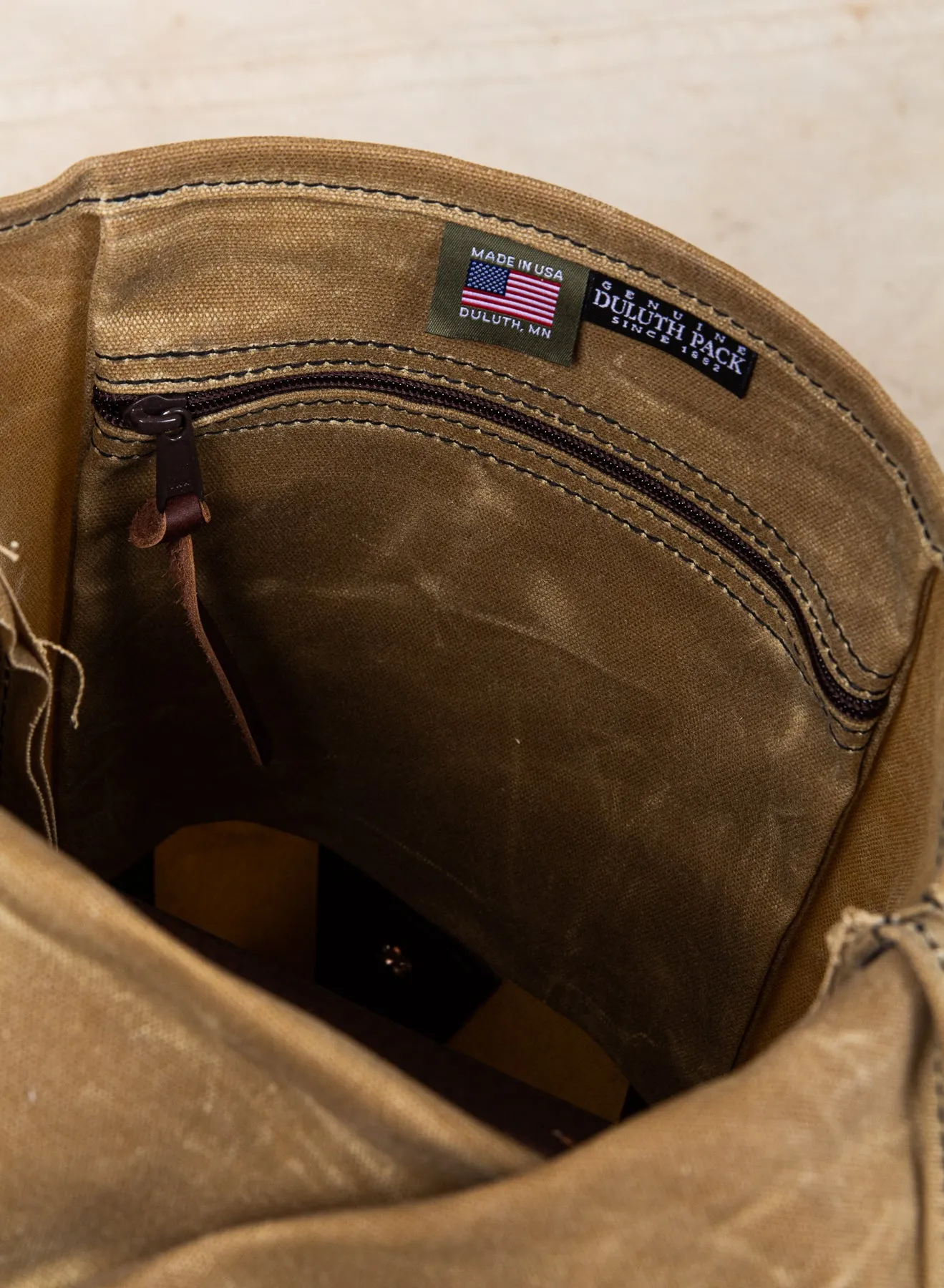 Duluth Pack Scout Pack Waxed Khaki