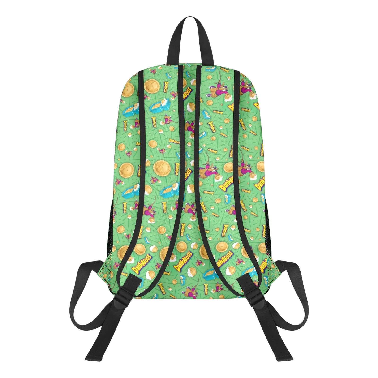 Dunkaroos Green Pattern All Over Print Leisure Sports Backpack