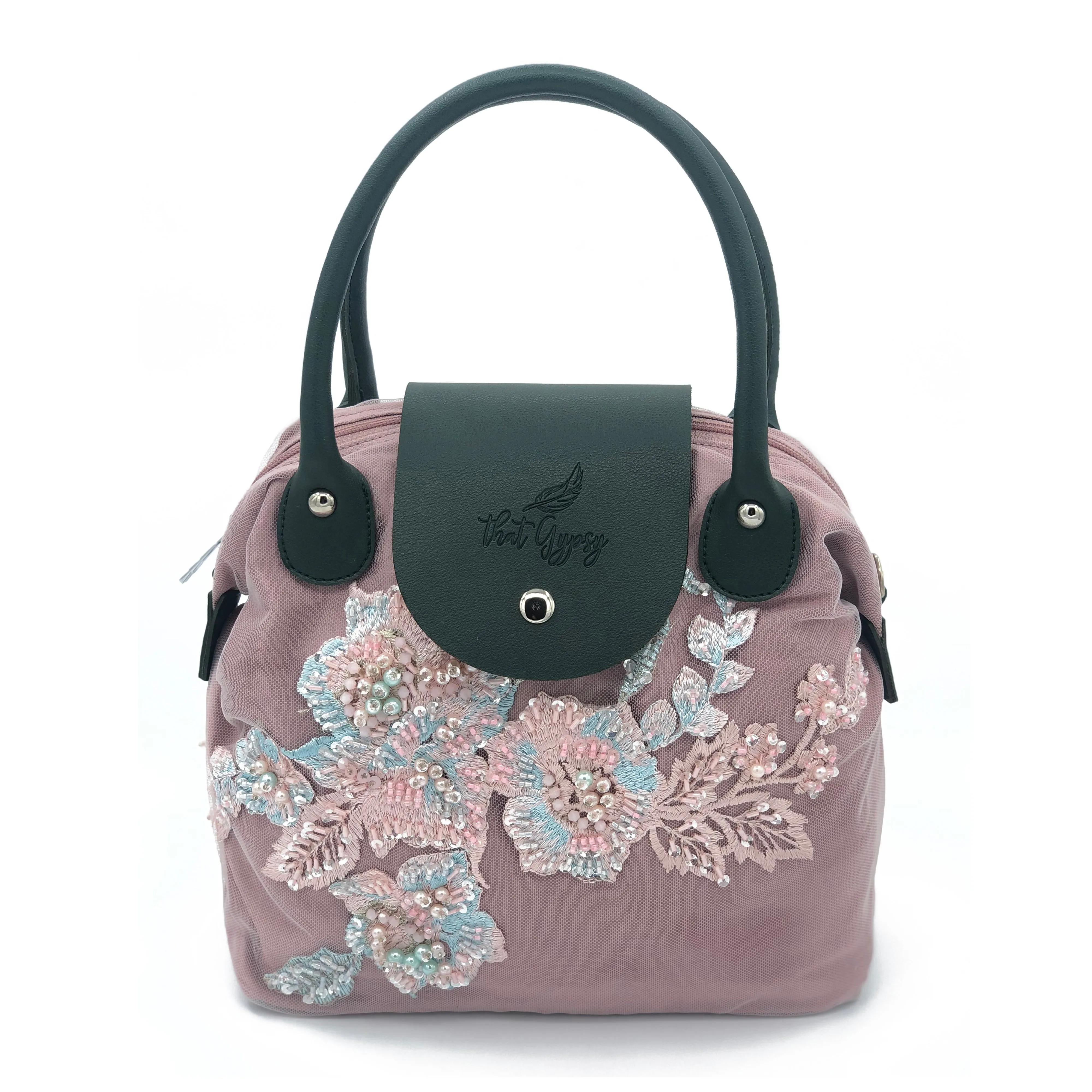 Dusty Olive Pink Fairy | Party Purses